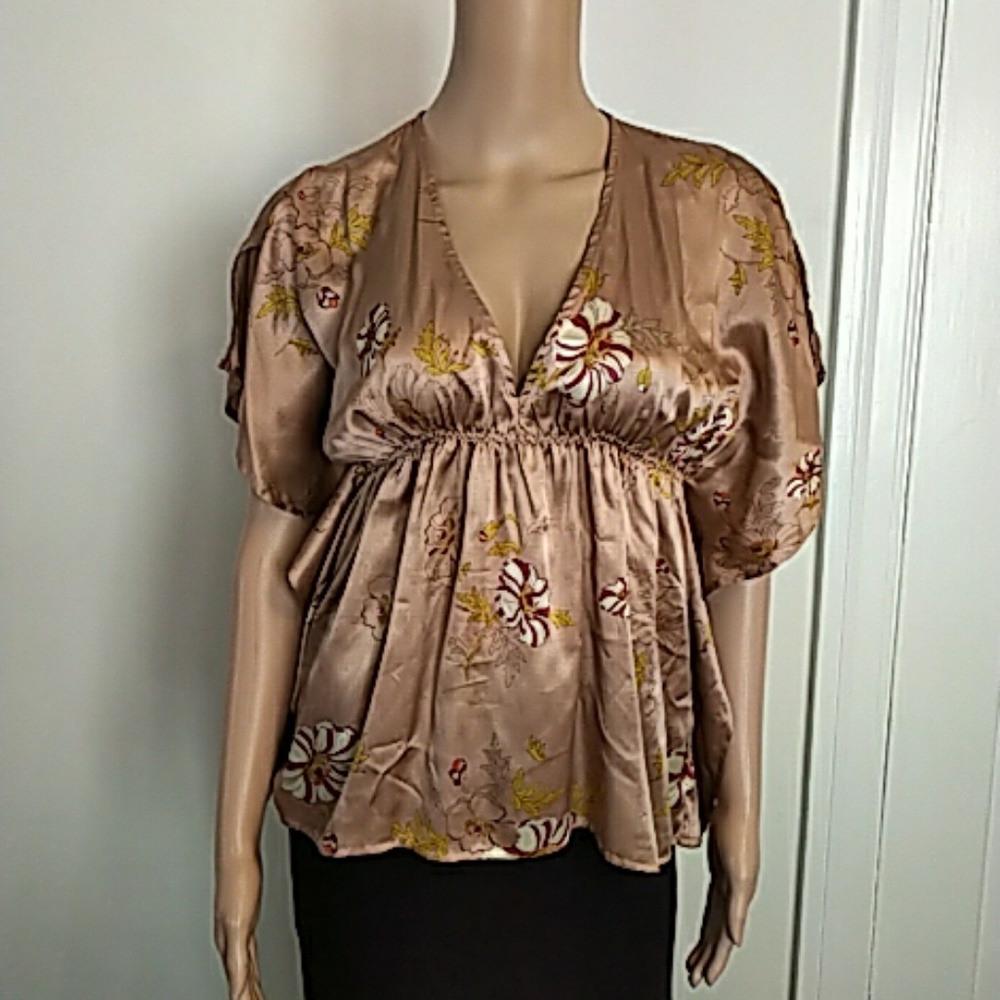 Kimono Style Silk Top